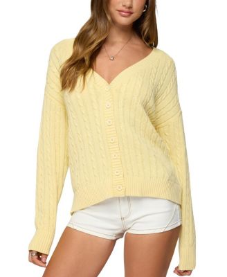 Francine Oversized V Neck Cardigan