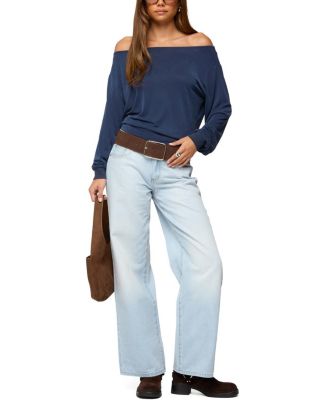 Nannie Off Shoulder Oversized Top