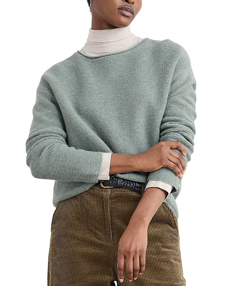 Seasalt Cornwall Women's Fruity Long Sleeve Sweater In Green