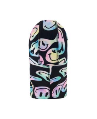  Girls' Brushed Jersey Smiley Face Balaclava - Little Kid, Big Kid