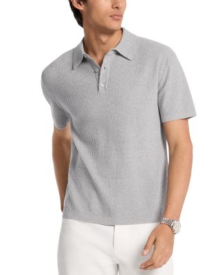 Textured Sweater Polo Shirt