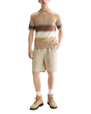 Knitted Degrade Polo Shirt