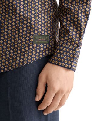 Micro AOP Slim Fit Shirt