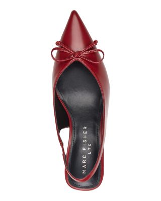 Women's Gretel Leather Slingback Pumps