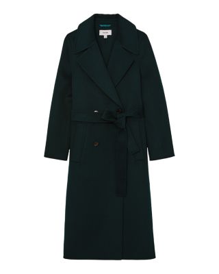 Petite Rene Long Double Breasted Blindseam Coat