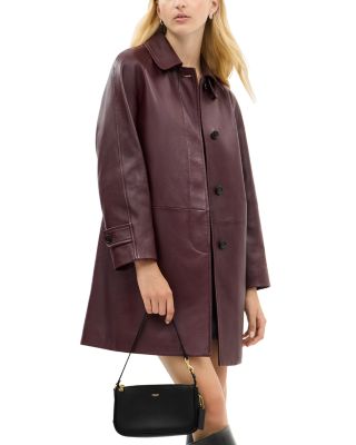 Plaza Mini Brown Leather Shoulder Bag