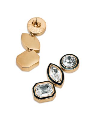 Crista Crystal Drop Earrings, 1.8"L