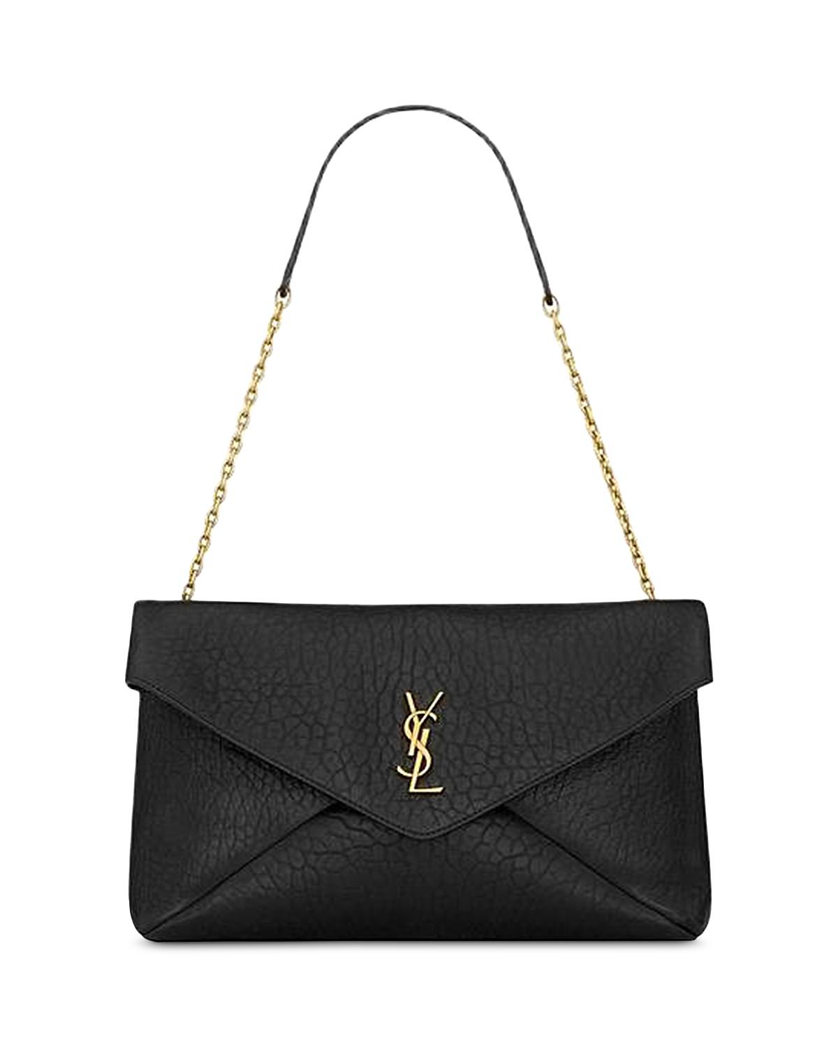 Saint Laurent Cassandre Large Pouch On Chain