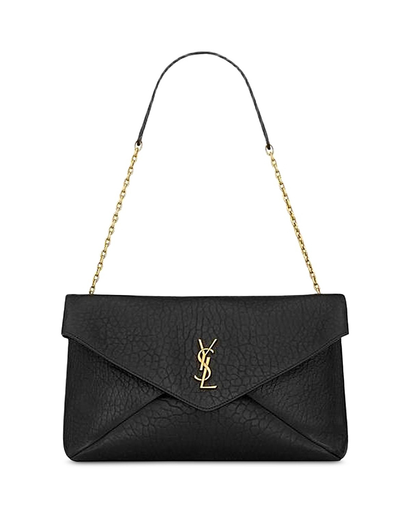 Saint Laurent Cassandre Large Pouch On Chain