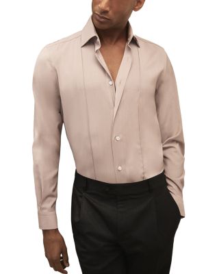 Melody Tuxedo Bib Regular Fit Wool Shirt