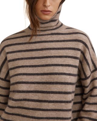 Wynn Striped Roll Neck Sweater