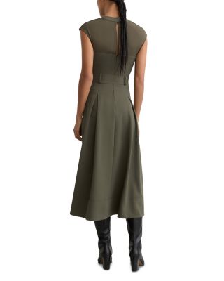 Ava Belted Midi Dress