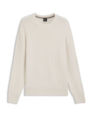 Hitalo Textured Crewneck Sweater