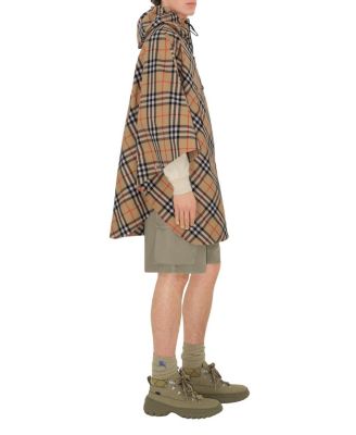  Packaway Check Twill Cape