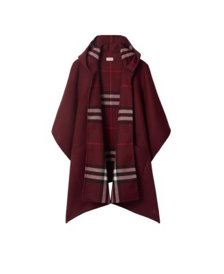  Cashmere Hooded Cape
