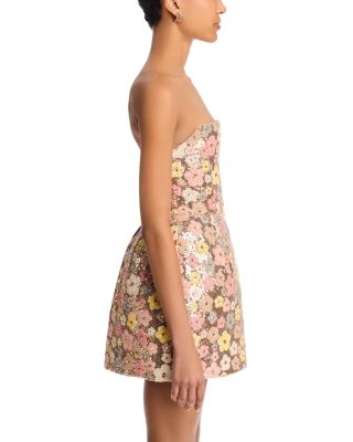 Jasmine Maraya Strapless Mini Dress