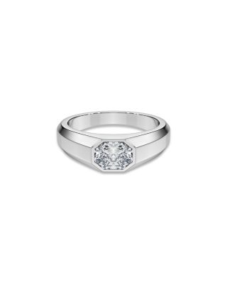 Octagon Certified Lab Grown Diamond Band Ring