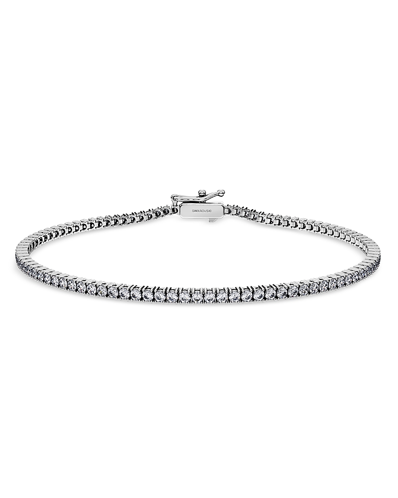 Swarovski Eternity Certified Lab Grown Diamond Tennis Bracelet In Gold