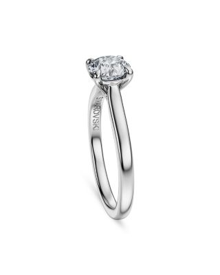 14K White Gold Eternity Certified Lab Grown Diamond Solitaire Engagement Ring