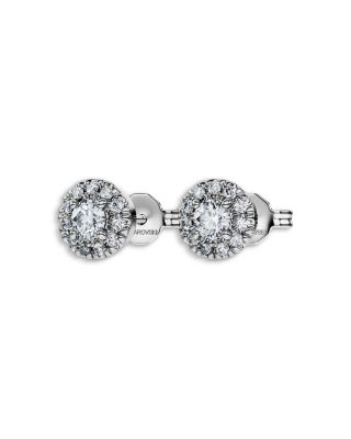 Galaxy Certified Lab Grown Diamond Halo Stud Earrings