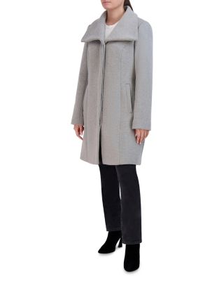 Convertible Collar Button Up Coat