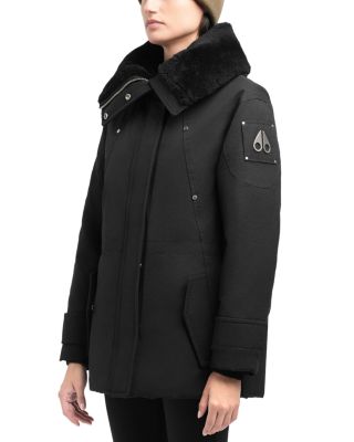 Aurora Shearling Trim Down Jacket