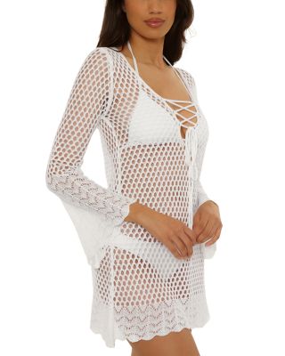 Treasure Island Crochet Swim Cover-Up Tunic