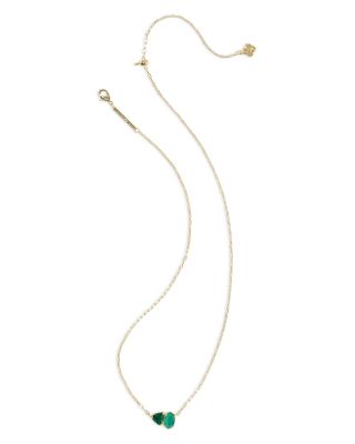 Malachite & Nano Gem Tatum Pendant Necklace, 19-22"