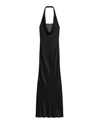 Silk Halter Dress