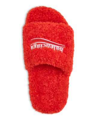 Women's Furry Slide Slippers