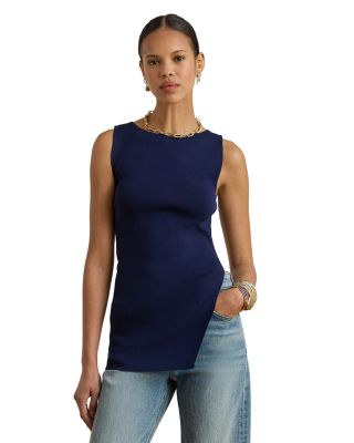 Rib Knit Sleeveless Sweater