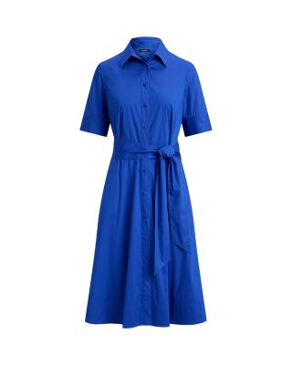 Petites Belted Shirt Dress