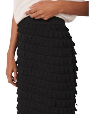 Women's Textured Pencil Skirt