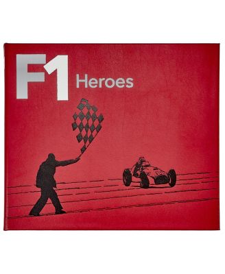 F1 Heroes Leather Bound Book
