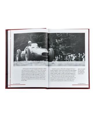The Story of Ferrari Leather Bound Book