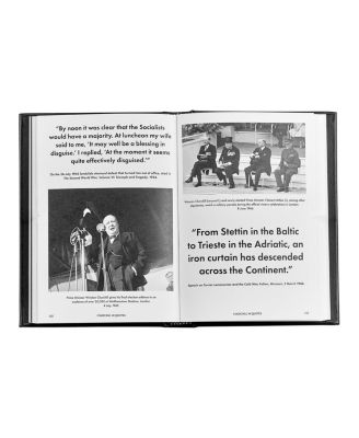 Churchill Wit and Wisdom Leather Bound Book