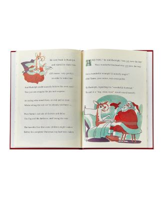 Unisex Rudolph the Red-Nosed Reindeer Classic Children's Leather Bound Book - For Ages 0+