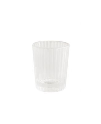  Pressed Clear Shot Glasses, Set of 6