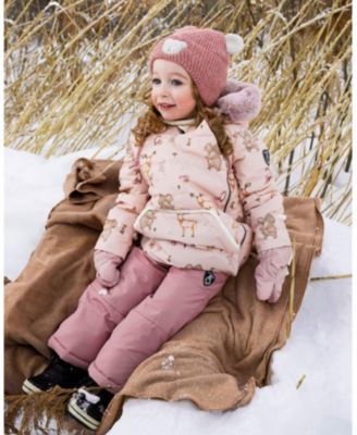  Girls' Two-Piece Snug Snowsuit Bear - Baby, Little Kid