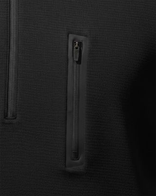 Overzip Mock Neck Sweatshirt