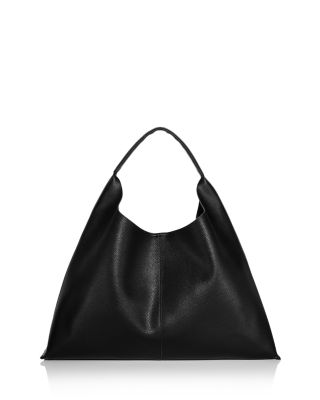 Slouchy Leather Hobo Tote - Exclusive