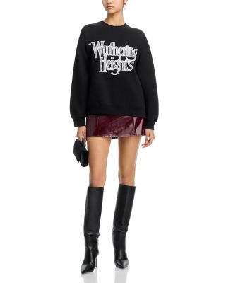 Lace Appliqu&eacute; Crewneck Sweatshirt - Exclusive