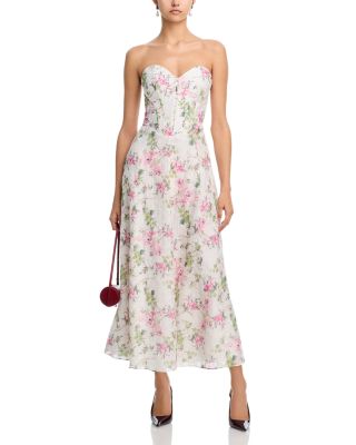 Strapless Smocked Back Dress - Exclusive