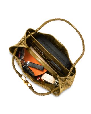 Andiamo Top Handle Bag in Suede