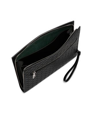 Intrecciato Leather Document Case