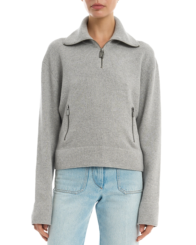 Victoria Beckham Half Zip Mila Jumper