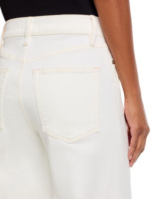 Le Slim Palazzo High Rise Wide Leg Jeans in Au Natural