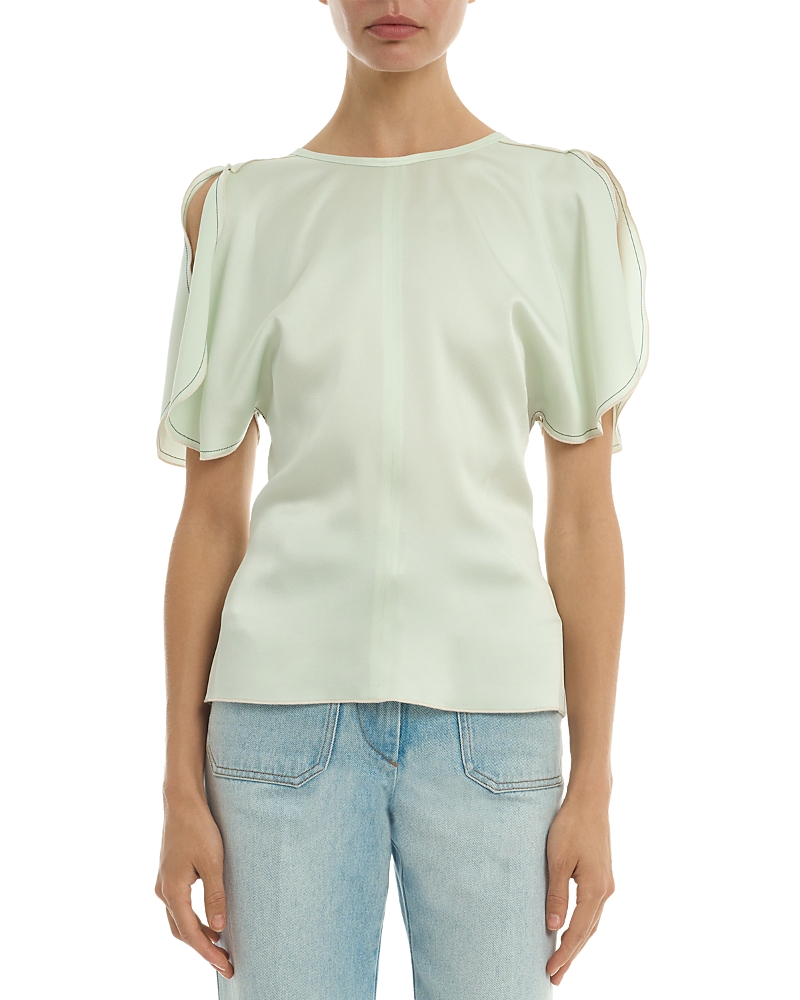 Victoria Beckham Draped Sleeve Top