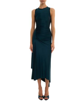 Sleeveless Twist Midi Dress