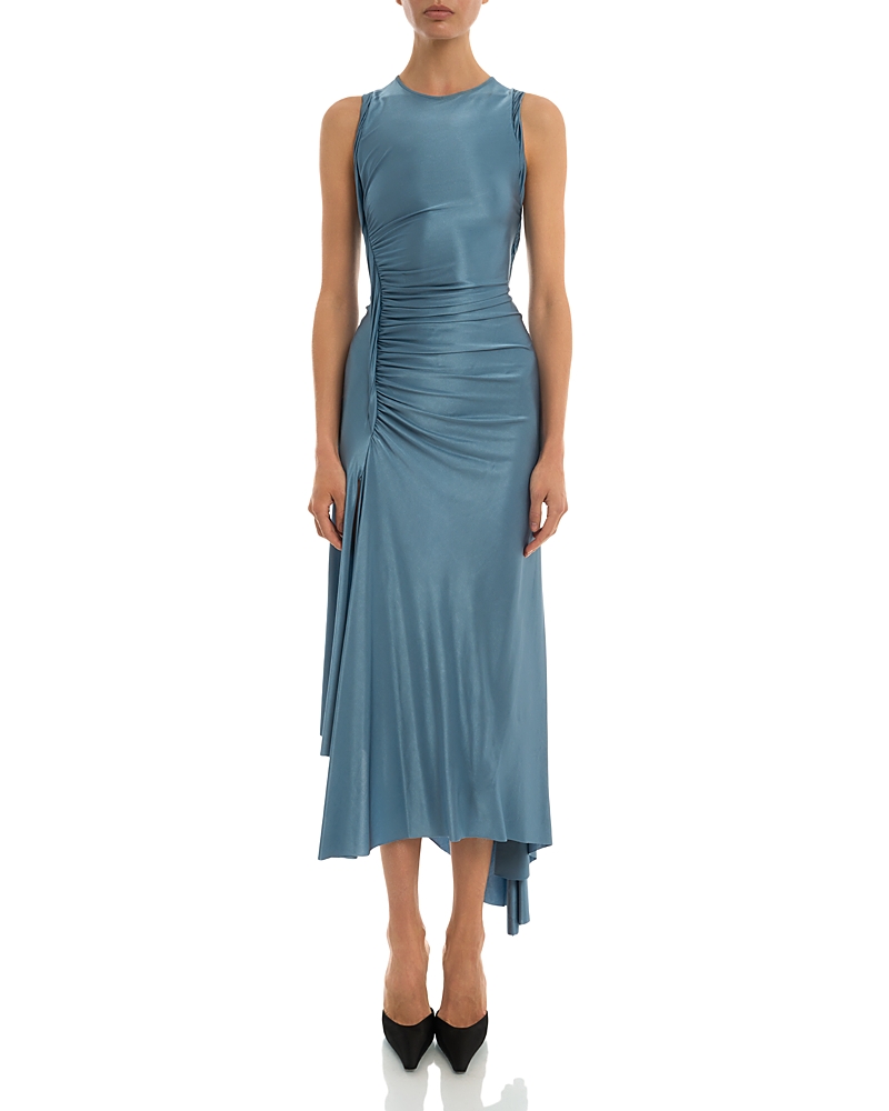 Victoria Beckham Sleeveless Twist Midi Dress